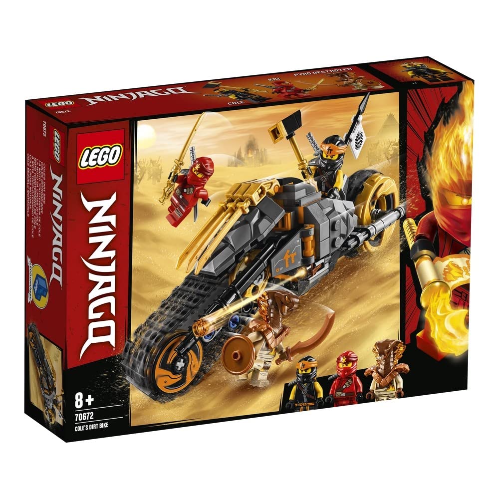 LEGO 70672 NINJAGO Cole's Dirt Bike Ninja Motorbike with